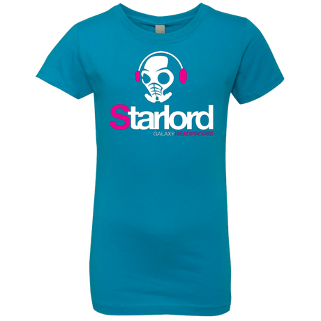 T-Shirts Turquoise / YXS Galaxy Headphones Girls Premium T-Shirt
