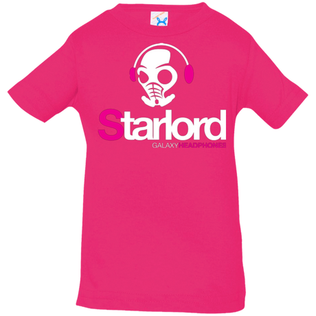 T-Shirts Hot Pink / 6 Months Galaxy Headphones Infant Premium T-Shirt