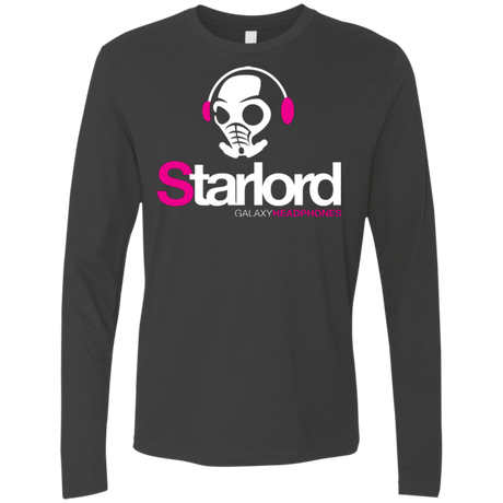 T-Shirts Heavy Metal / Small Galaxy Headphones Men's Premium Long Sleeve