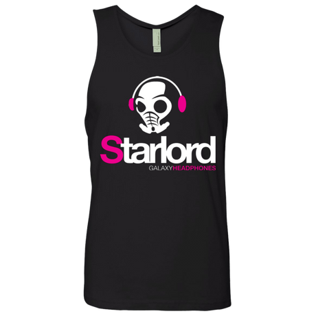 T-Shirts Black / Small Galaxy Headphones Men's Premium Tank Top