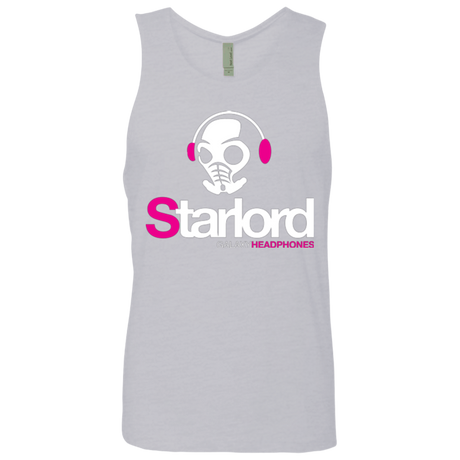 T-Shirts Heather Grey / Small Galaxy Headphones Men's Premium Tank Top