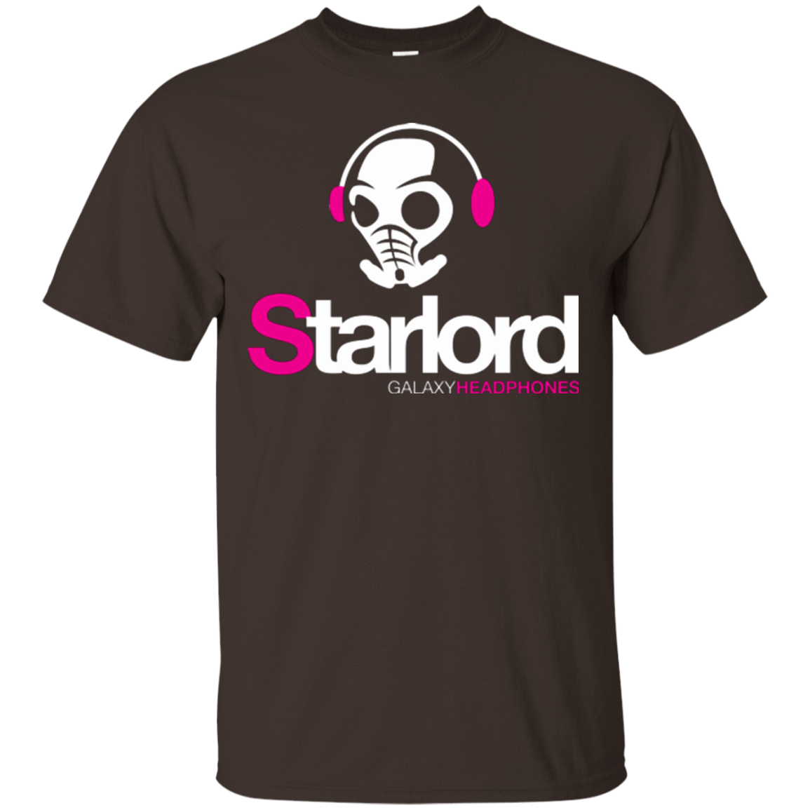 T-Shirts Dark Chocolate / Small Galaxy Headphones T-Shirt