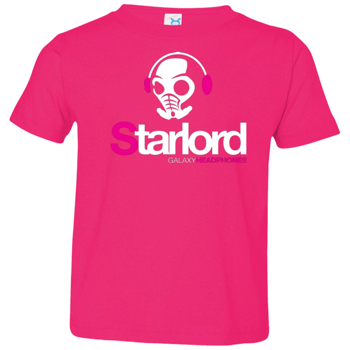 T-Shirts Hot Pink / 2T Galaxy Headphones Toddler Premium T-Shirt