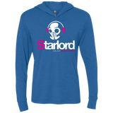 T-Shirts Vintage Royal / X-Small Galaxy Headphones Triblend Long Sleeve Hoodie Tee