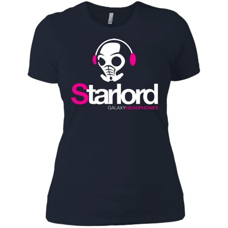 T-Shirts Midnight Navy / X-Small Galaxy Headphones Women's Premium T-Shirt