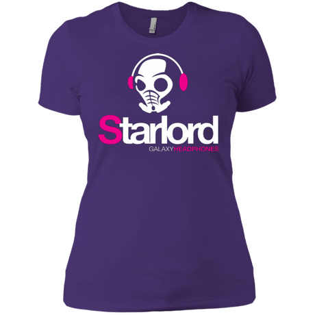 T-Shirts Purple / X-Small Galaxy Headphones Women's Premium T-Shirt