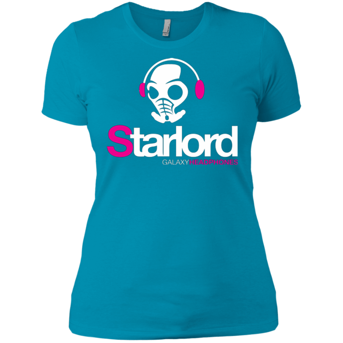 T-Shirts Turquoise / X-Small Galaxy Headphones Women's Premium T-Shirt