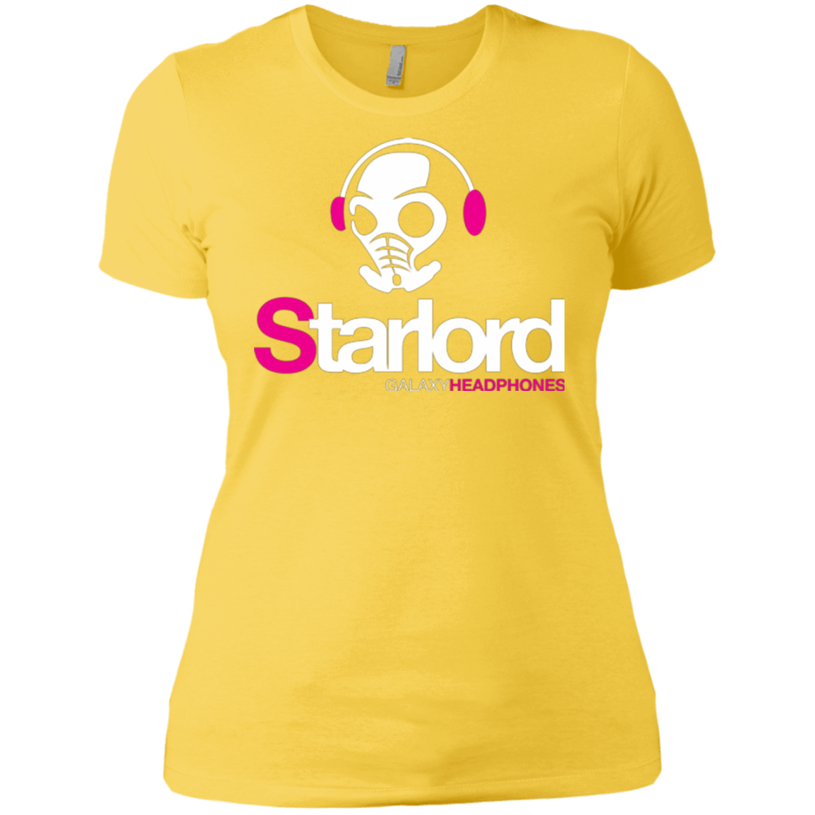 T-Shirts Vibrant Yellow / X-Small Galaxy Headphones Women's Premium T-Shirt