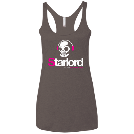 T-Shirts Macchiato / X-Small Galaxy Headphones Women's Triblend Racerback Tank