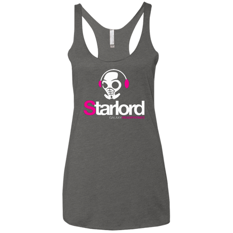 T-Shirts Premium Heather / X-Small Galaxy Headphones Women's Triblend Racerback Tank