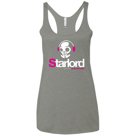 T-Shirts Venetian Grey / X-Small Galaxy Headphones Women's Triblend Racerback Tank