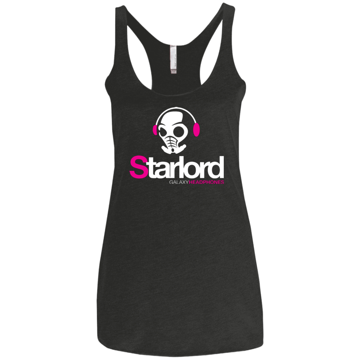 T-Shirts Vintage Black / X-Small Galaxy Headphones Women's Triblend Racerback Tank
