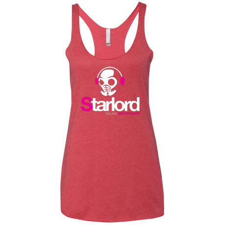 T-Shirts Vintage Red / X-Small Galaxy Headphones Women's Triblend Racerback Tank