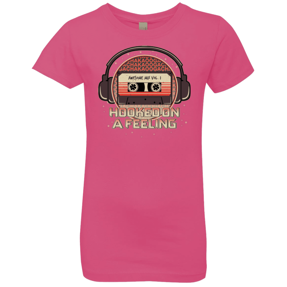 T-Shirts Hot Pink / YXS Galaxy Mix Girls Premium T-Shirt