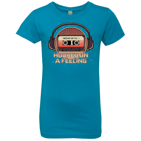 T-Shirts Turquoise / YXS Galaxy Mix Girls Premium T-Shirt