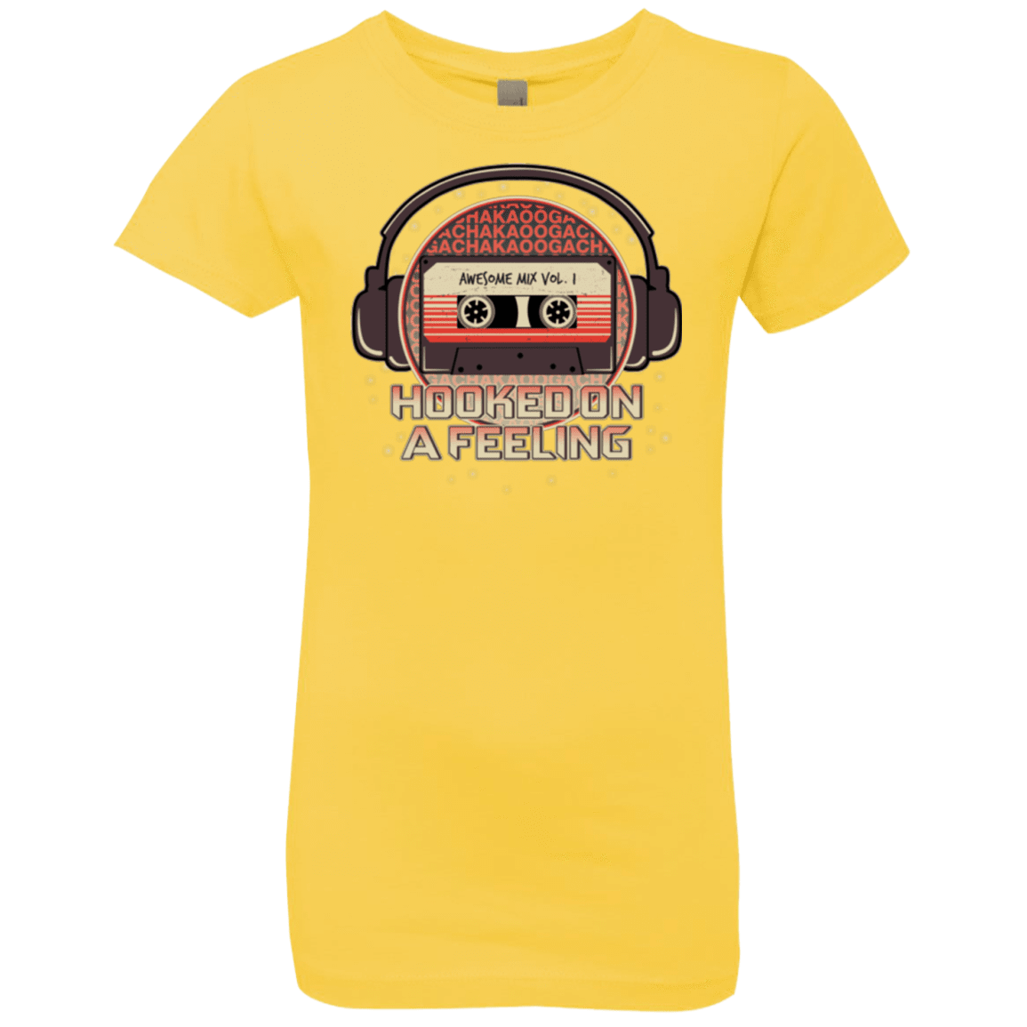 T-Shirts Vibrant Yellow / YXS Galaxy Mix Girls Premium T-Shirt