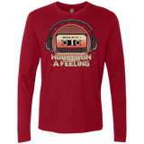 T-Shirts Cardinal / Small Galaxy Mix Men's Premium Long Sleeve