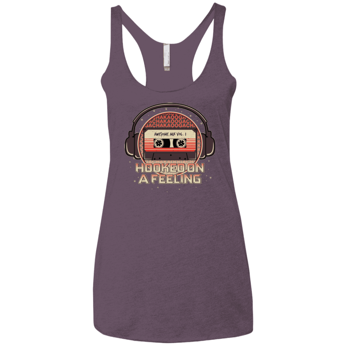 T-Shirts Vintage Purple / X-Small Galaxy Mix Women's Triblend Racerback Tank