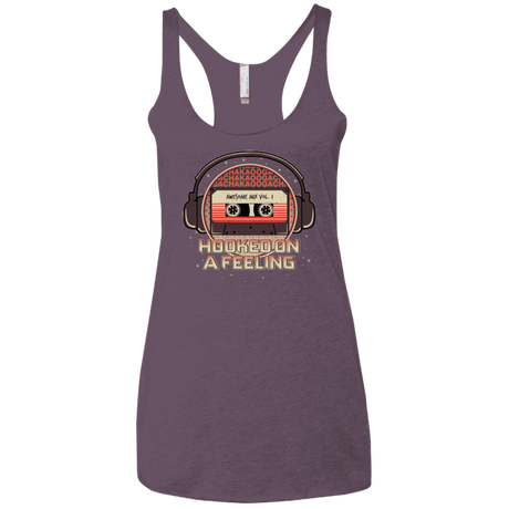 T-Shirts Vintage Purple / X-Small Galaxy Mix Women's Triblend Racerback Tank