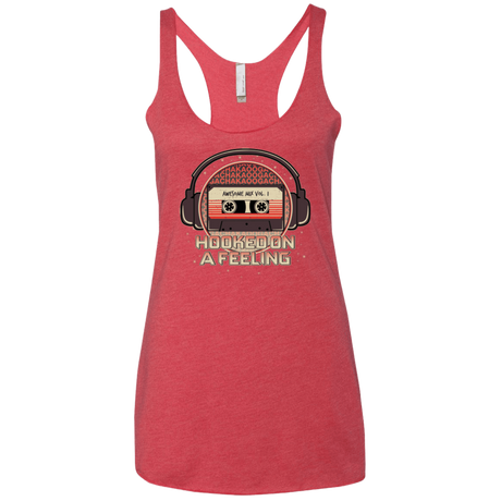 T-Shirts Vintage Red / X-Small Galaxy Mix Women's Triblend Racerback Tank