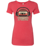 T-Shirts Vintage Red / Small Galaxy Mix Women's Triblend T-Shirt