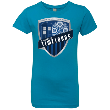 T-Shirts Turquoise / YXS Gallifrey Timelords Girls Premium T-Shirt