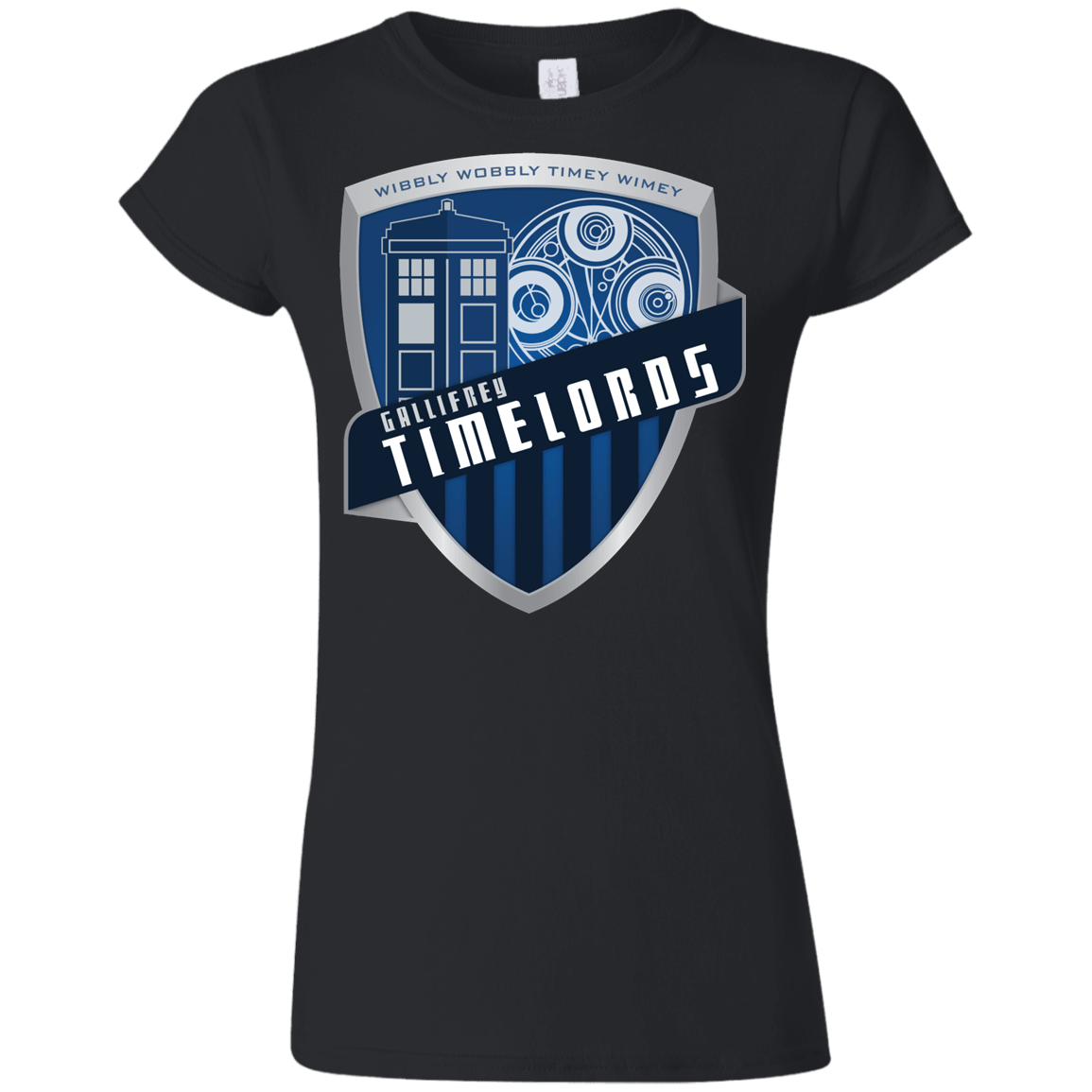 T-Shirts Black / S Gallifrey Timelords Junior Slimmer-Fit T-Shirt