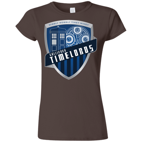 T-Shirts Dark Chocolate / S Gallifrey Timelords Junior Slimmer-Fit T-Shirt