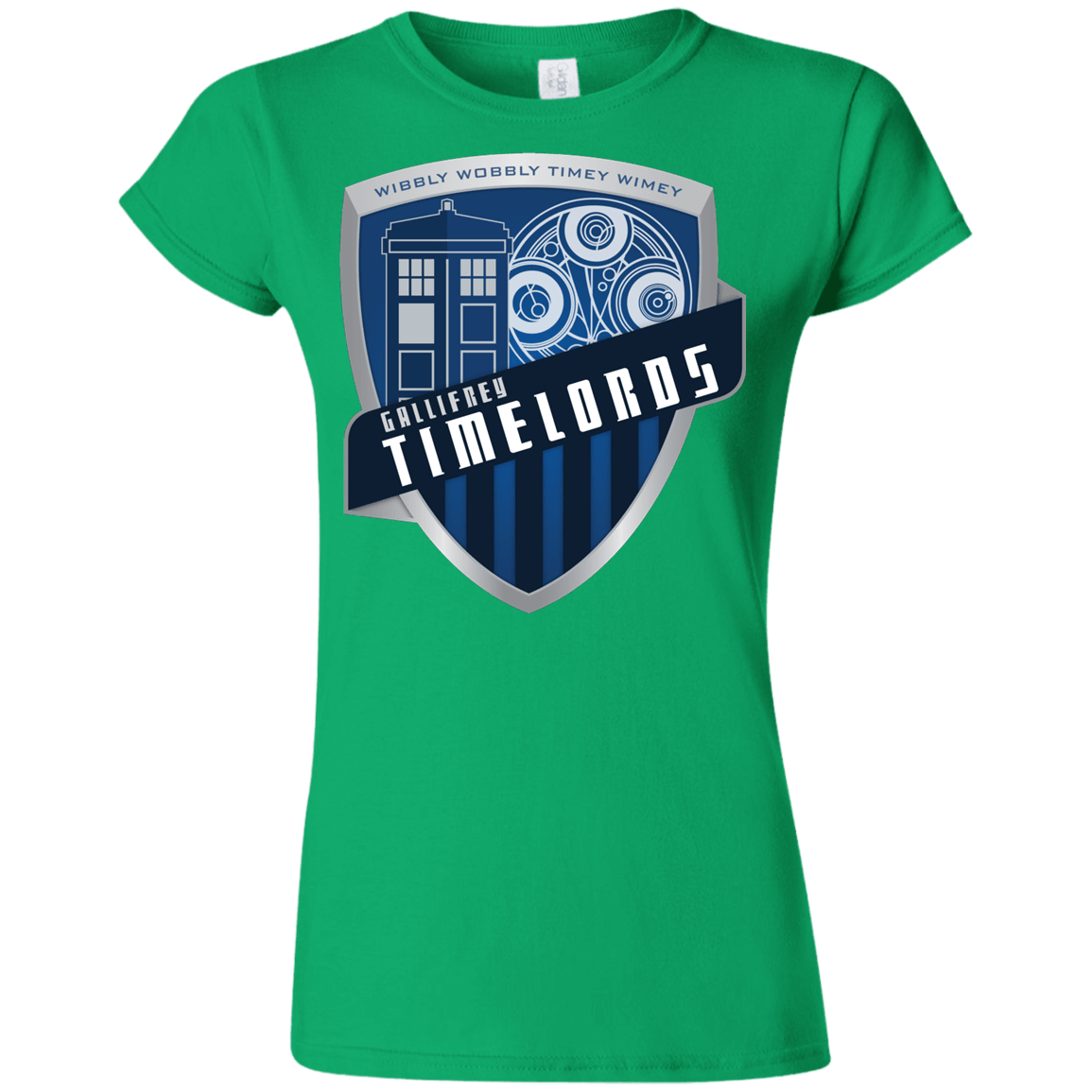 T-Shirts Irish Green / S Gallifrey Timelords Junior Slimmer-Fit T-Shirt