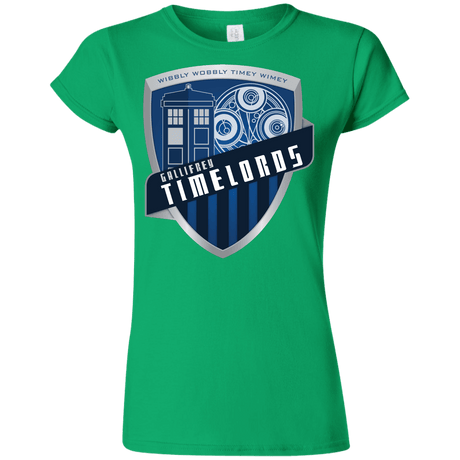 T-Shirts Irish Green / S Gallifrey Timelords Junior Slimmer-Fit T-Shirt