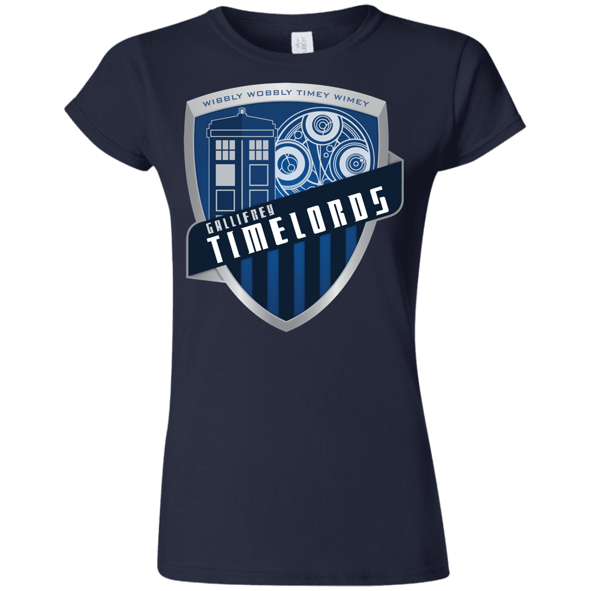 T-Shirts Navy / S Gallifrey Timelords Junior Slimmer-Fit T-Shirt