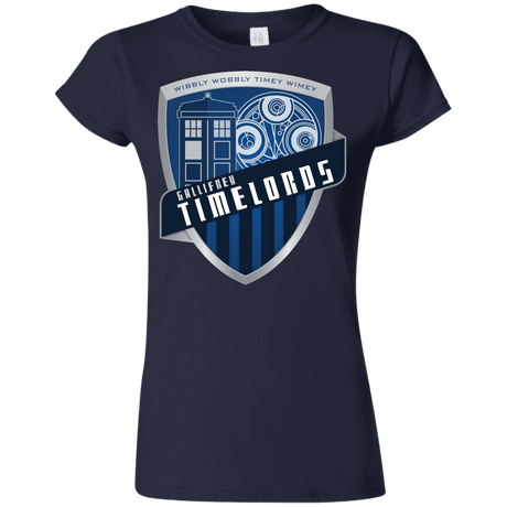 T-Shirts Navy / S Gallifrey Timelords Junior Slimmer-Fit T-Shirt