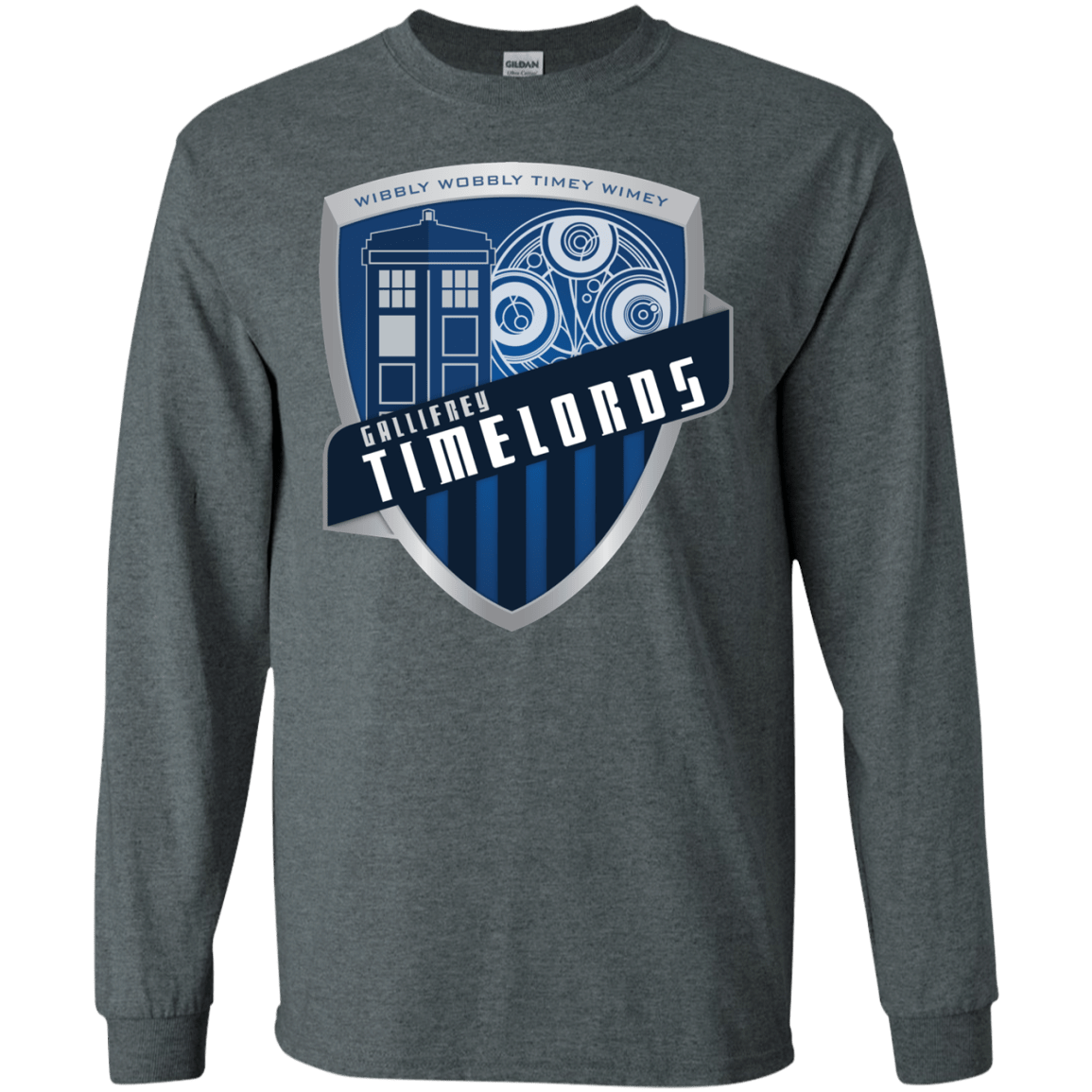 T-Shirts Dark Heather / S Gallifrey Timelords Men's Long Sleeve T-Shirt