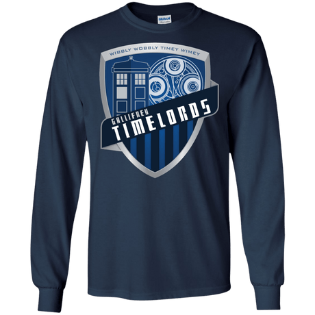 T-Shirts Navy / S Gallifrey Timelords Men's Long Sleeve T-Shirt