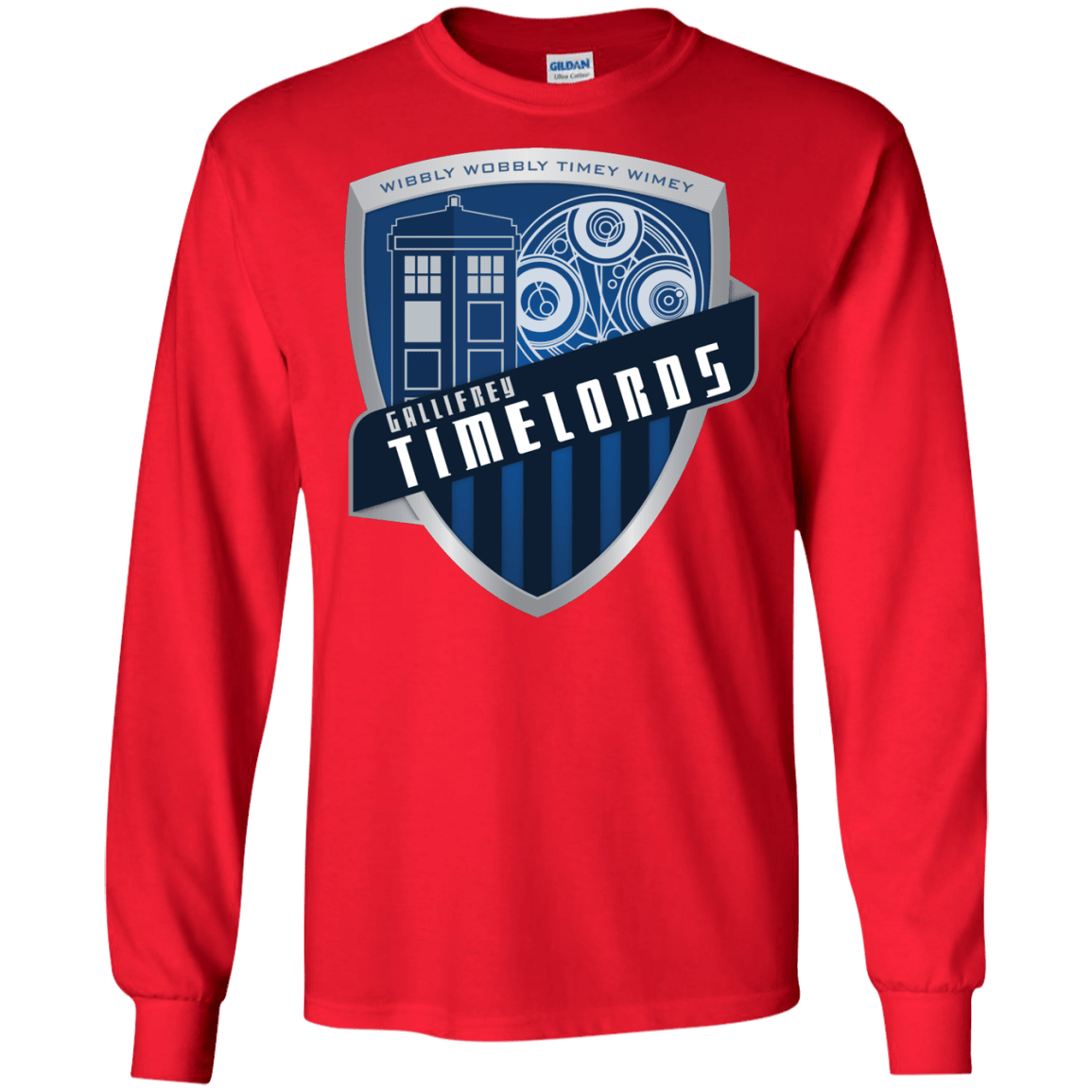 T-Shirts Red / S Gallifrey Timelords Men's Long Sleeve T-Shirt