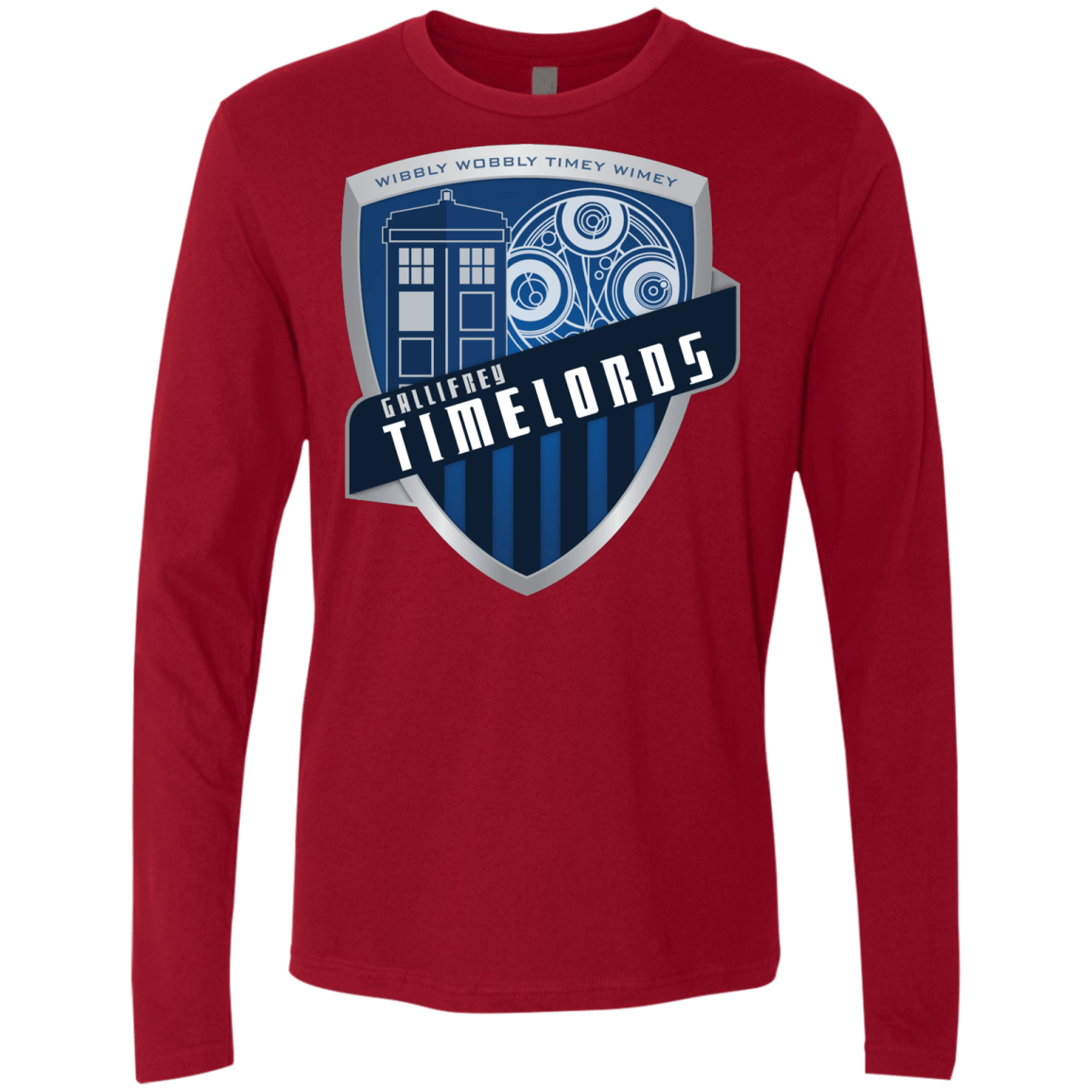 T-Shirts Cardinal / S Gallifrey Timelords Men's Premium Long Sleeve