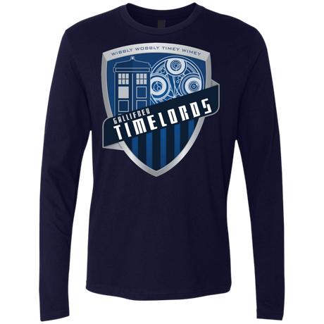 T-Shirts Midnight Navy / S Gallifrey Timelords Men's Premium Long Sleeve