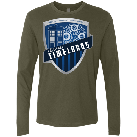 T-Shirts Military Green / S Gallifrey Timelords Men's Premium Long Sleeve