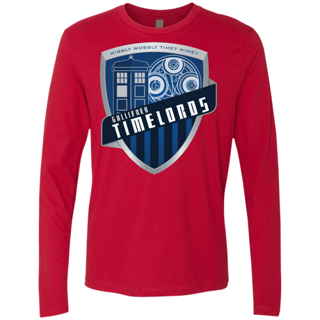 T-Shirts Red / S Gallifrey Timelords Men's Premium Long Sleeve