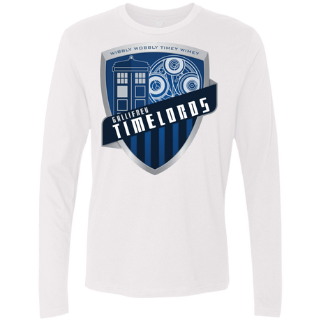 T-Shirts White / S Gallifrey Timelords Men's Premium Long Sleeve