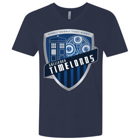 T-Shirts Midnight Navy / X-Small Gallifrey Timelords Men's Premium V-Neck