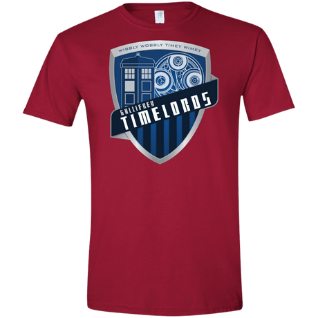 T-Shirts Cardinal Red / S Gallifrey Timelords Men's Semi-Fitted Softstyle