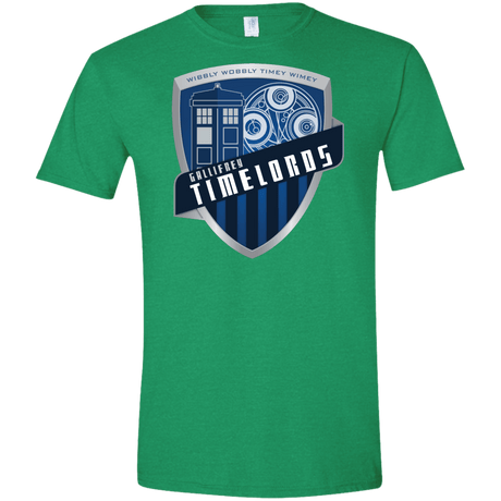 T-Shirts Heather Irish Green / S Gallifrey Timelords Men's Semi-Fitted Softstyle