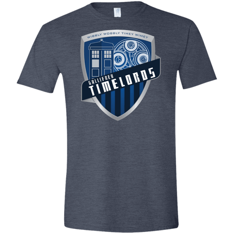 T-Shirts Heather Navy / S Gallifrey Timelords Men's Semi-Fitted Softstyle