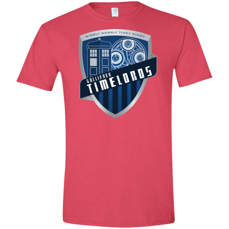 T-Shirts Heather Red / S Gallifrey Timelords Men's Semi-Fitted Softstyle