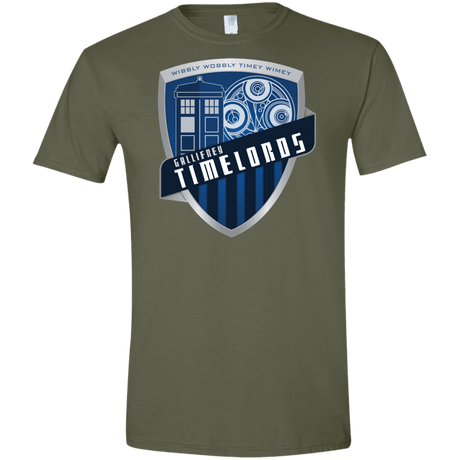 T-Shirts Military Green / S Gallifrey Timelords Men's Semi-Fitted Softstyle