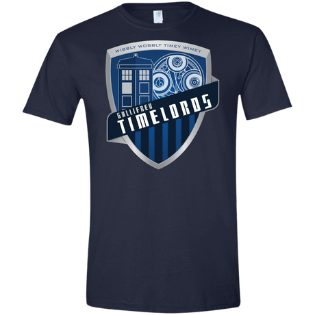 T-Shirts Navy / X-Small Gallifrey Timelords Men's Semi-Fitted Softstyle