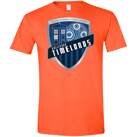 T-Shirts Orange / S Gallifrey Timelords Men's Semi-Fitted Softstyle
