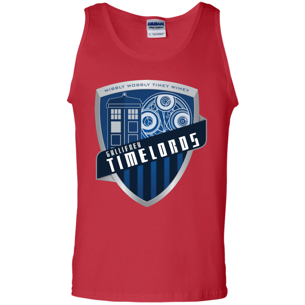 T-Shirts Red / S Gallifrey Timelords Men's Tank Top