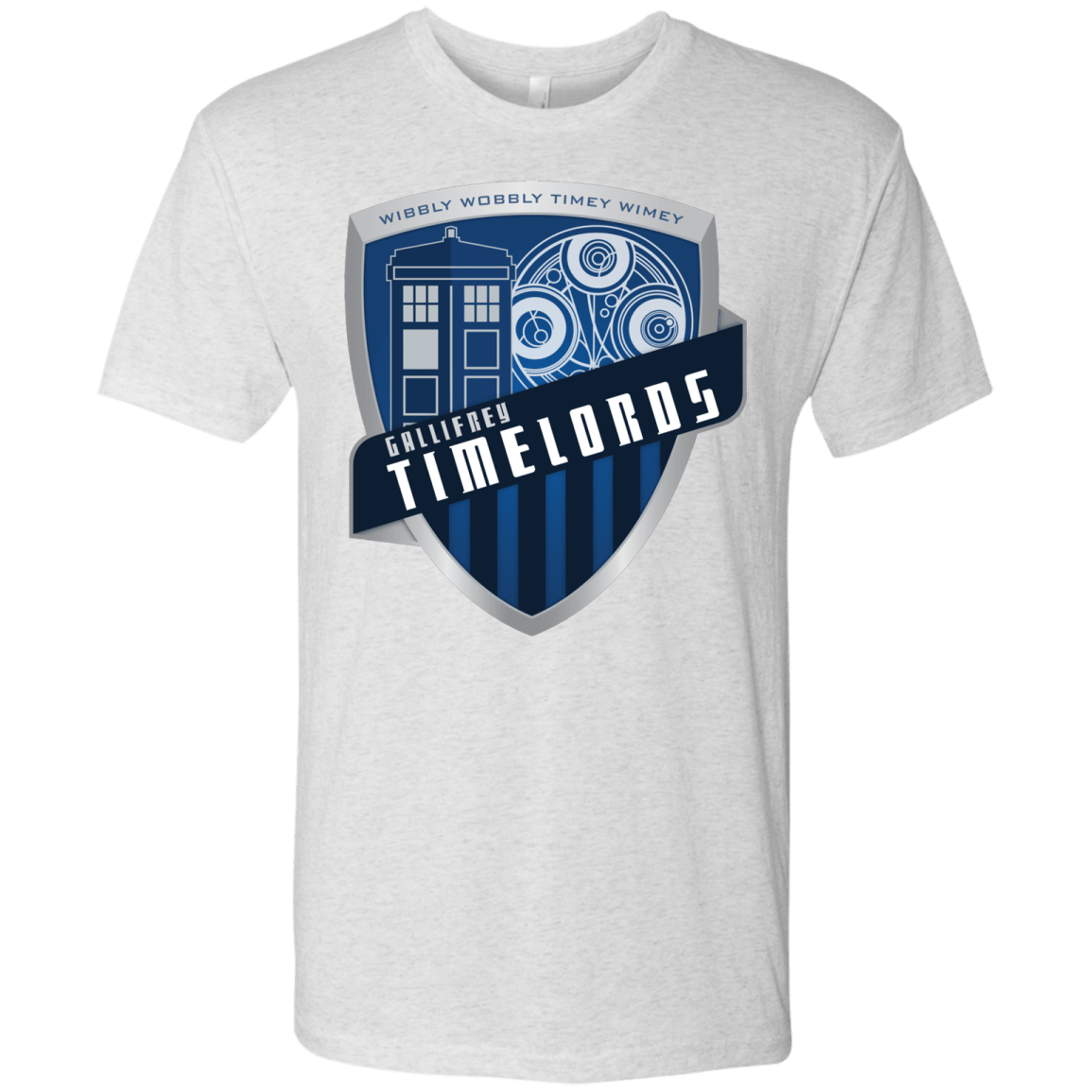 T-Shirts Heather White / S Gallifrey Timelords Men's Triblend T-Shirt